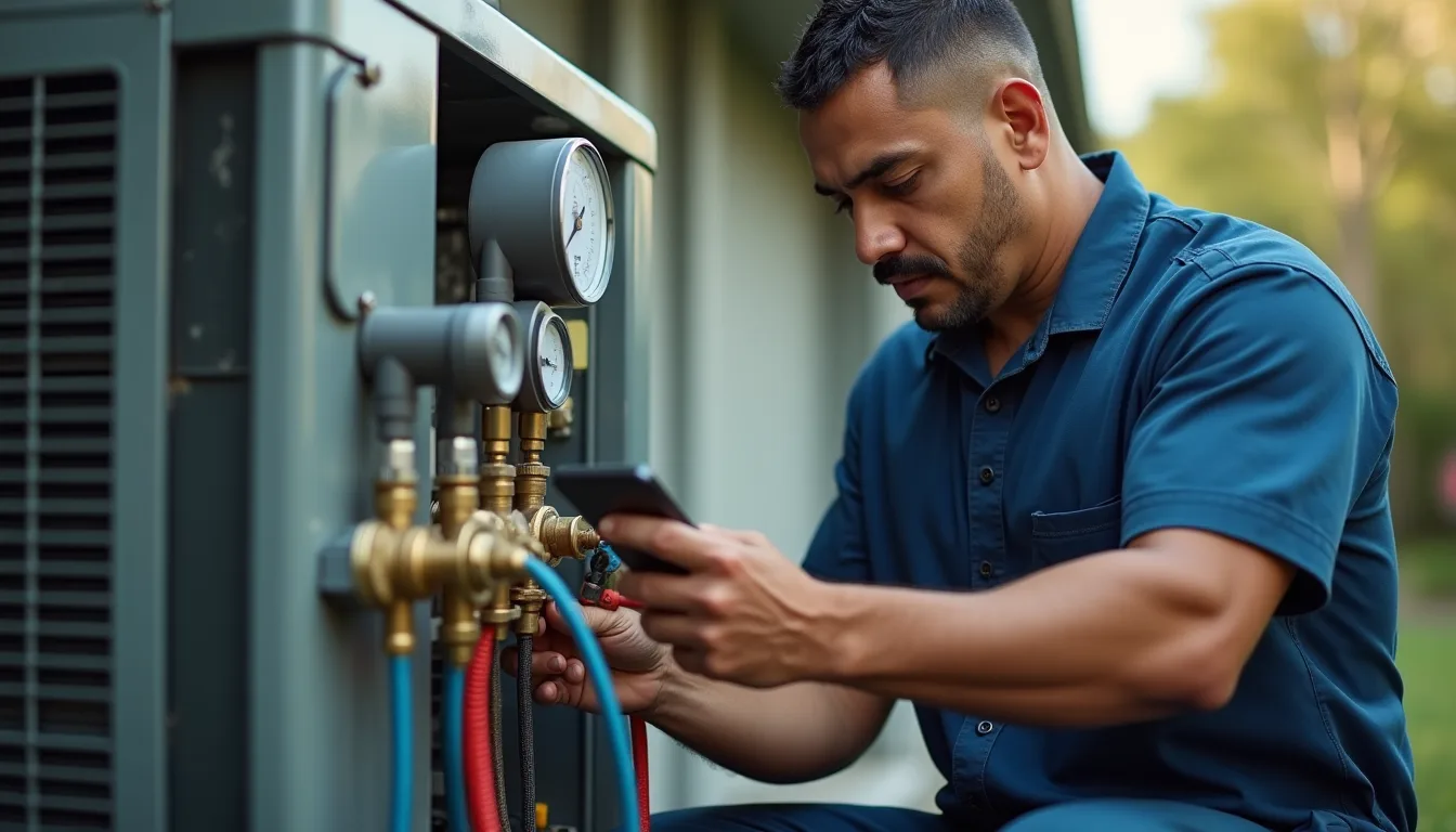 Air conditioning repair Inspection